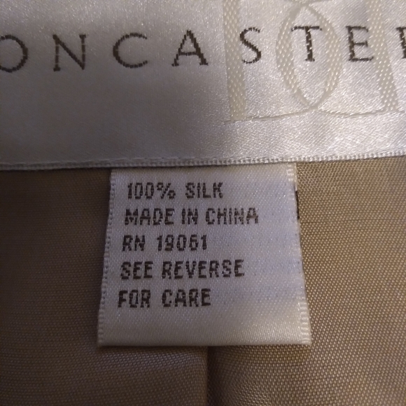 Vintage Doncaster Paisley Floral Silk Jacket Size 8 - Picture 6 of 14